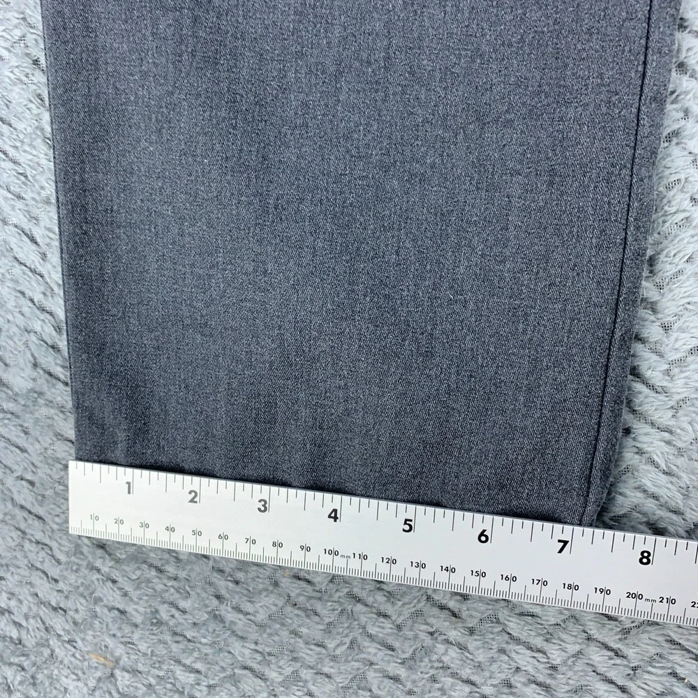 Banana Republic Men 32x30 (32x28) Gray Non-Iron Tailored Slim Fit Slacks Modern*